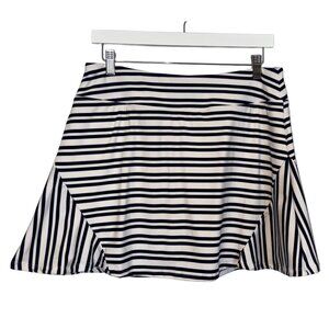 Tommy Bahama Everyday Active Blue & White Striped Skort - Size L